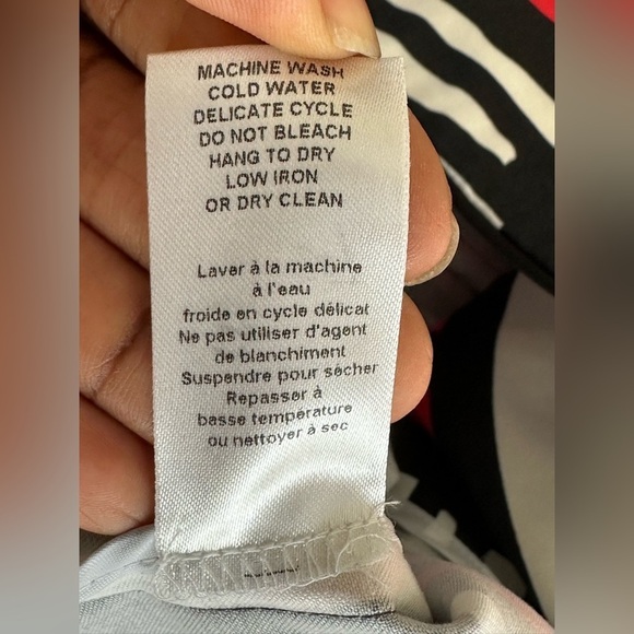 Abbie Mags Aztec Print Two Button Notch Lapel Vintage Boxy Blazer Size SP Red - Picture 10 of 10